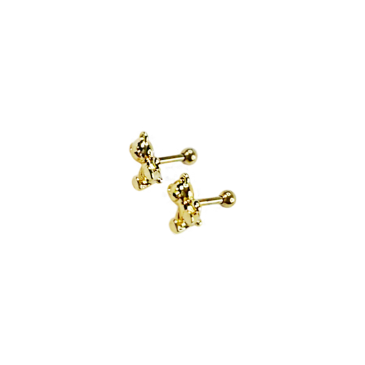 Brinco Ursinho Dourado