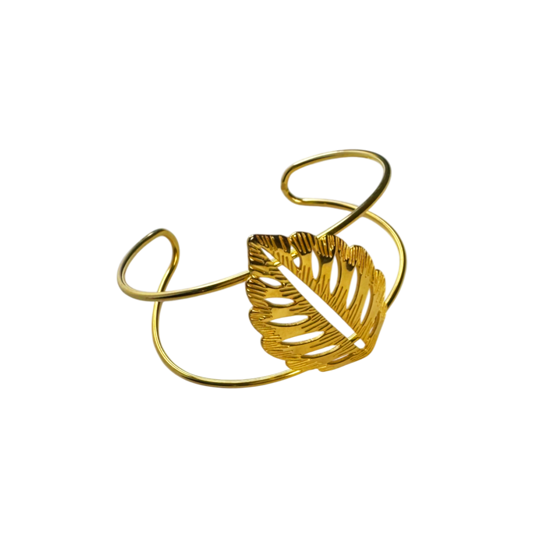Bracelete Flora Dourado