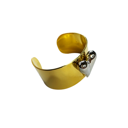 Bracelete Bold Coração Dourado