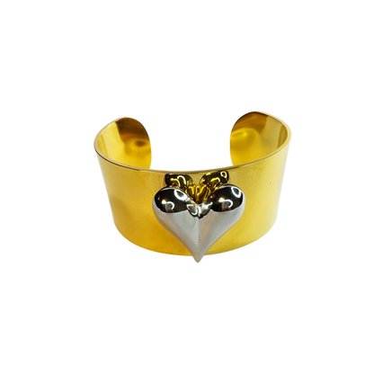 Bracelete Bold Coração Dourado
