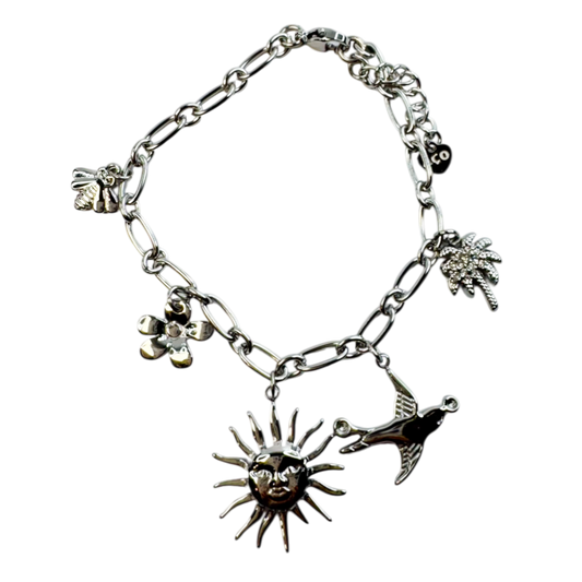 Pulseira Solar Prateada