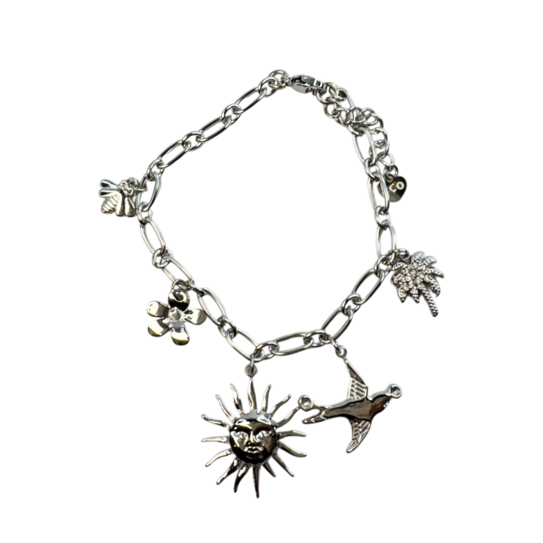 Pulseira Solar Prateada