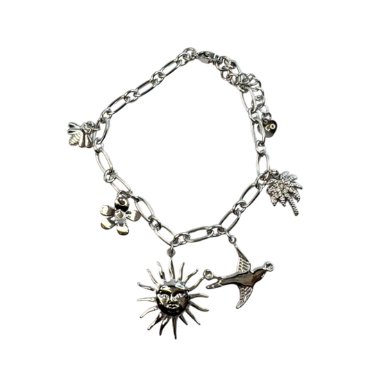 Pulseira Solar Prateada