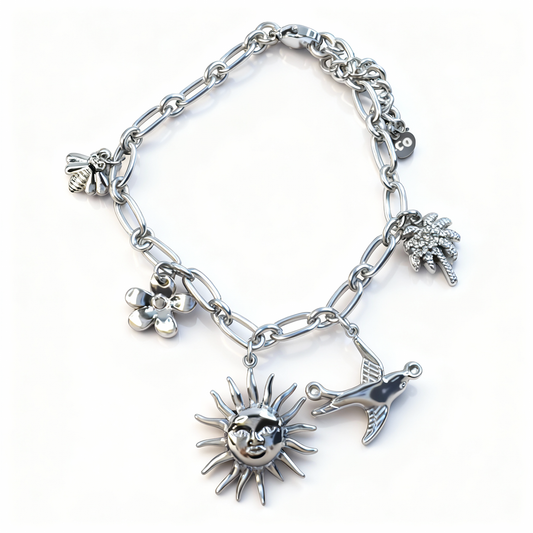 Pulseira Solar Prateada