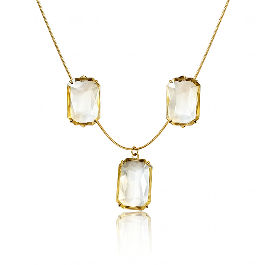 Conjunto Cristal Dourado