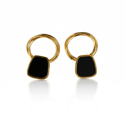 Brinco Noir Dourado