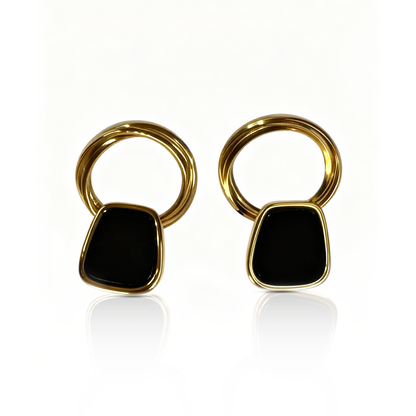 Brinco Noir Dourado