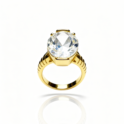 Anel Diamante d'Ouro