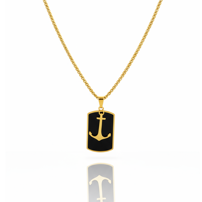 Colar Lastro Dourado Masculino