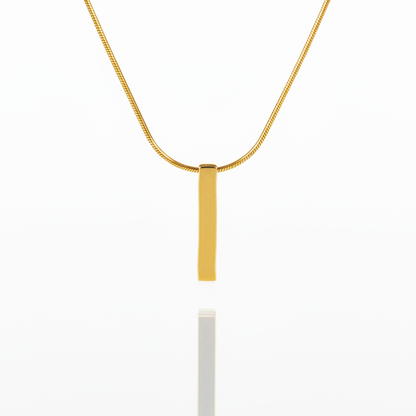 Colar Ponto Dourado Masculino