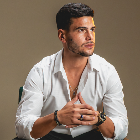 Colar Navi Prateado Masculino