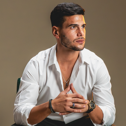 Colar Navi Prateado Masculino