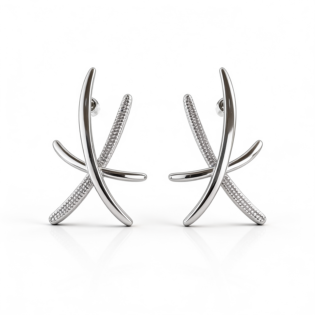 Brinco Elian Prateado