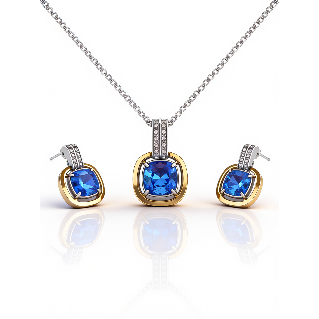 Conjunto Azzure Dourado