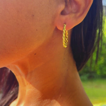 Brinco Elos Dourado