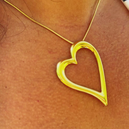 Colar Allegra Coração Dourado